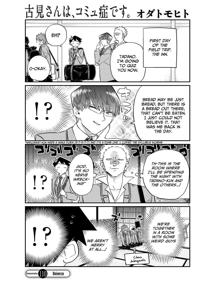 Komi-san wa Komyushou Desu Chapter 110 page 1 - Chapter 110 : Universe