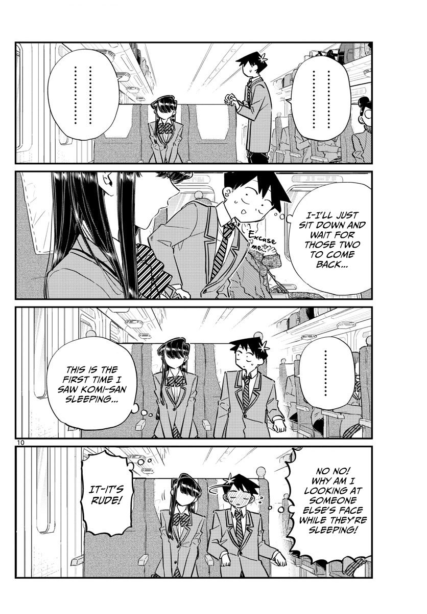 Komi-san wa Komyushou Desu Chapter 113 page 10 - Chapter 113 : The train ride home