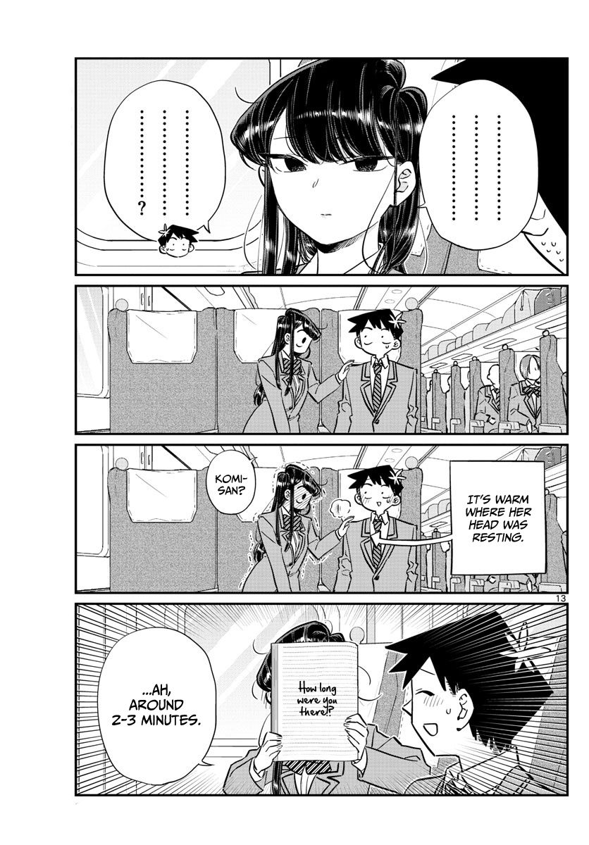 Komi-san wa Komyushou Desu Chapter 113 page 13 - Chapter 113 : The train ride home
