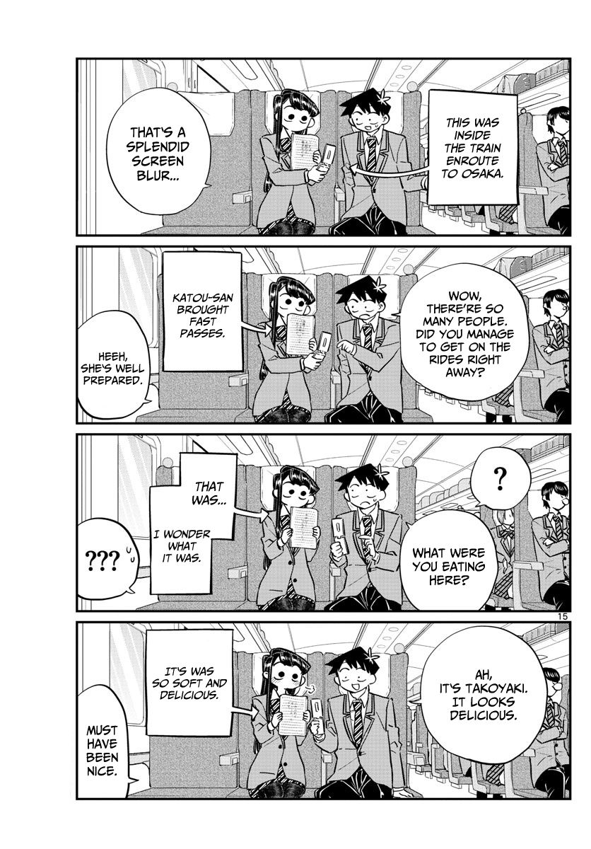 Komi-san wa Komyushou Desu Chapter 113 page 15 - Chapter 113 : The train ride home