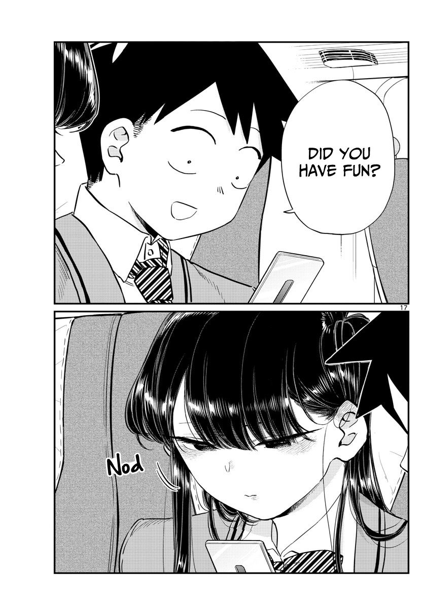 Komi-san wa Komyushou Desu Chapter 113 page 17 - Chapter 113 : The train ride home