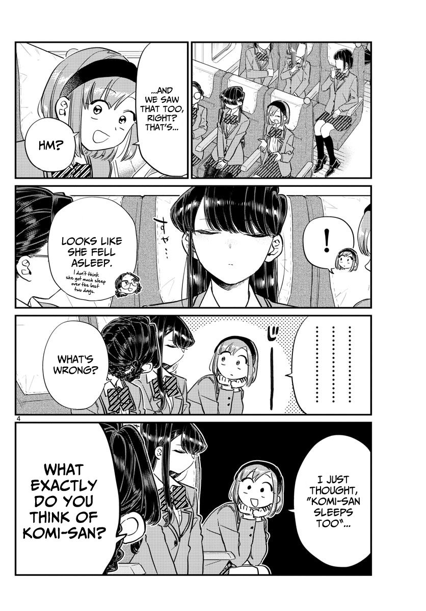 Komi-san wa Komyushou Desu Chapter 113 page 4 - Chapter 113 : The train ride home