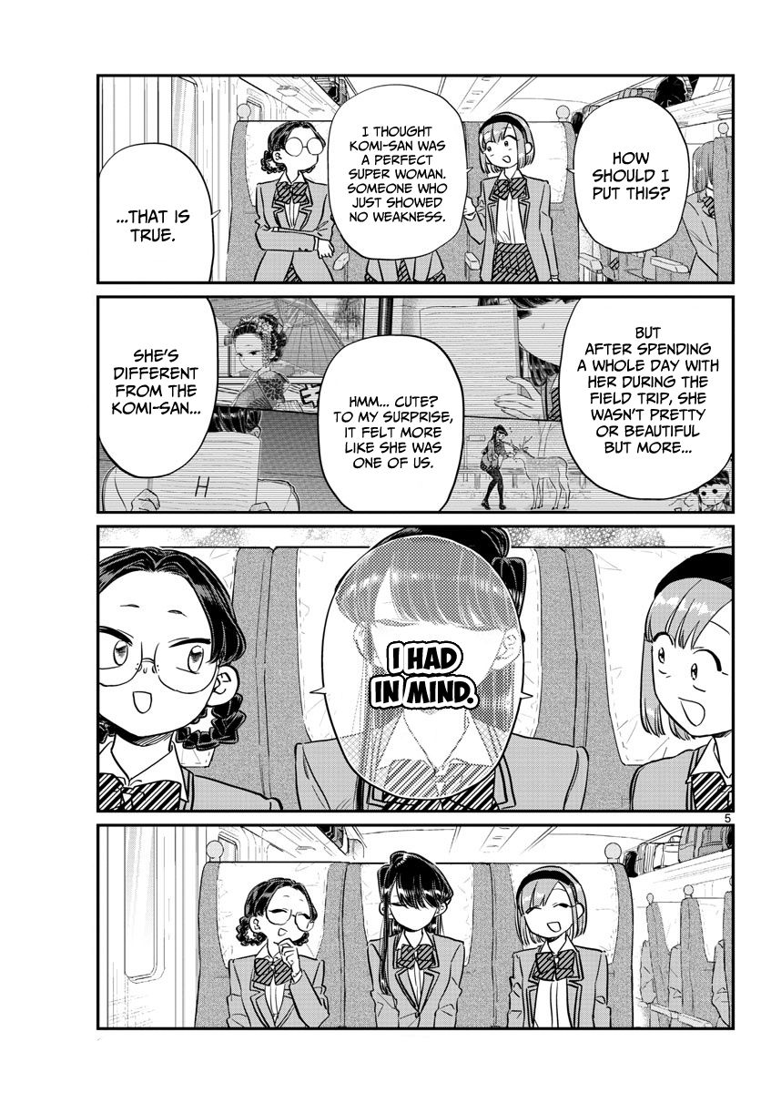 Komi-san wa Komyushou Desu Chapter 113 page 5 - Chapter 113 : The train ride home
