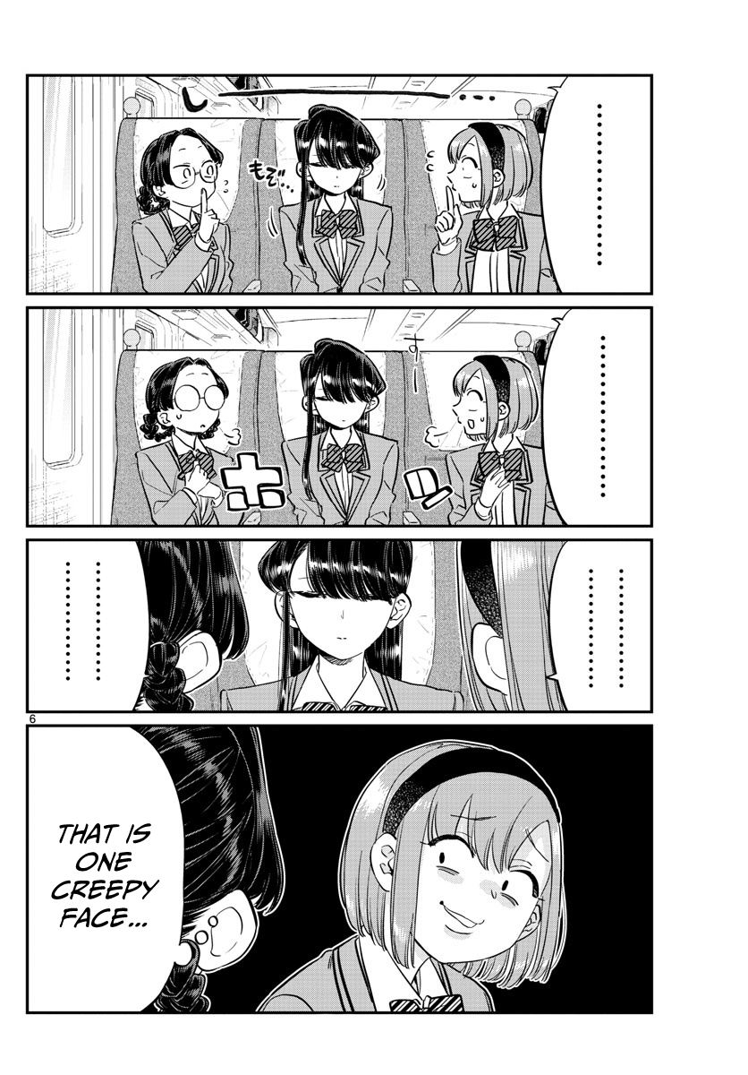 Komi-san wa Komyushou Desu Chapter 113 page 6 - Chapter 113 : The train ride home