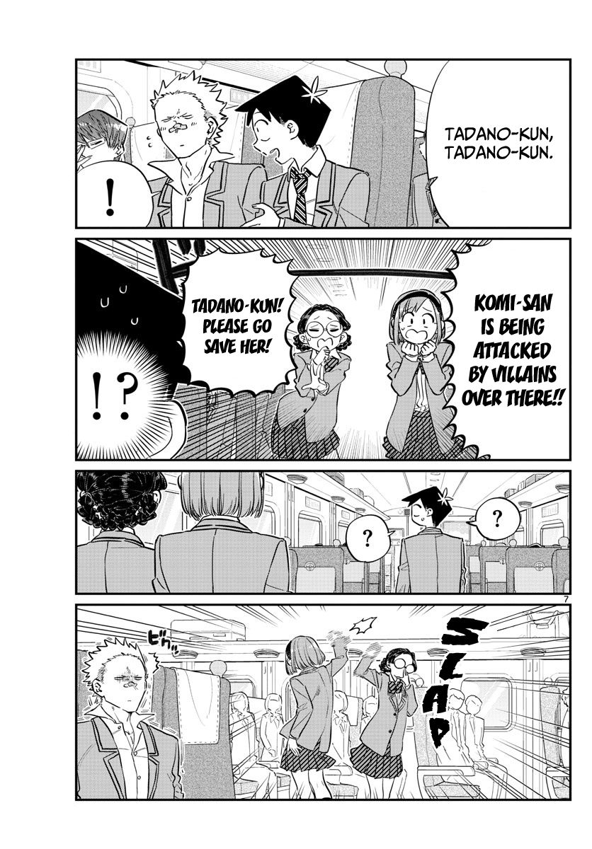 Komi-san wa Komyushou Desu Chapter 113 page 7 - Chapter 113 : The train ride home