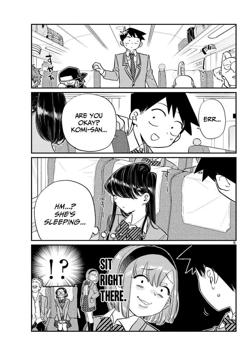 Komi-san wa Komyushou Desu Chapter 113 page 9 - Chapter 113 : The train ride home
