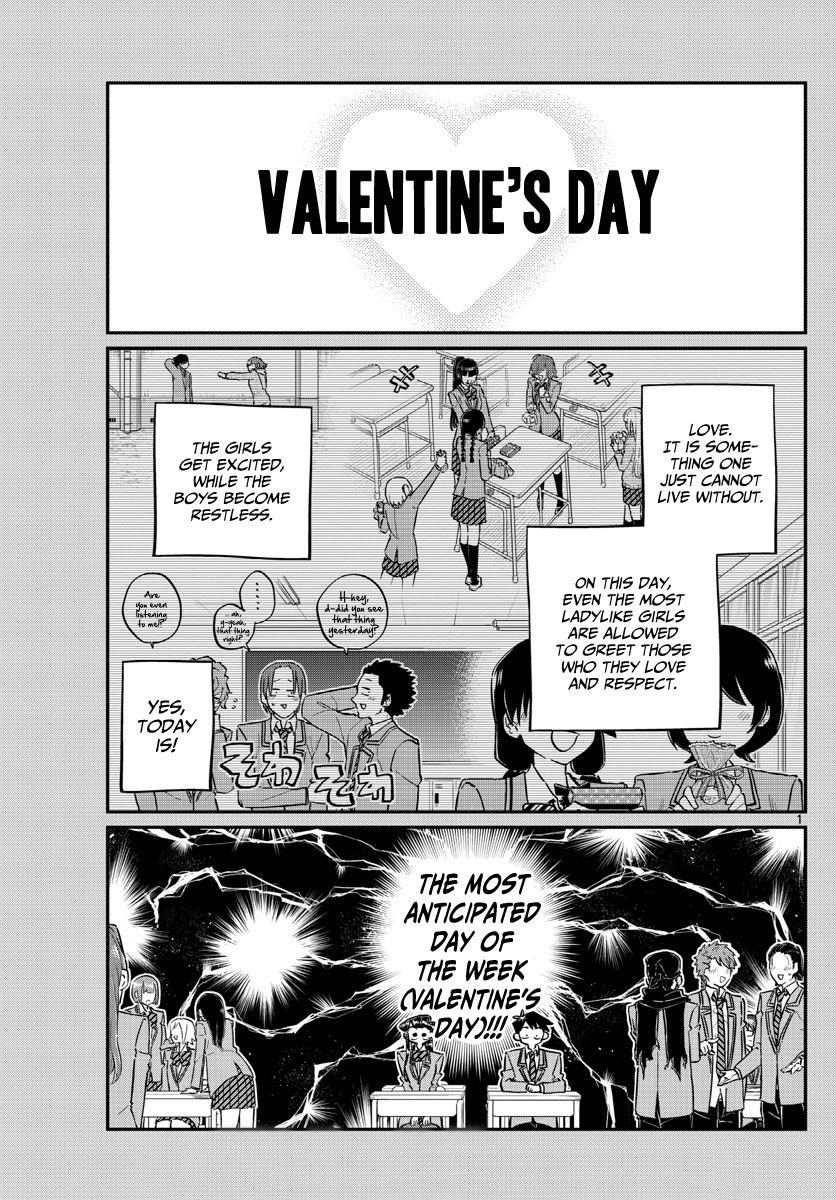 Komi-san wa Komyushou Desu Chapter 117 page 1 - Chapter 117 : Valentine's day