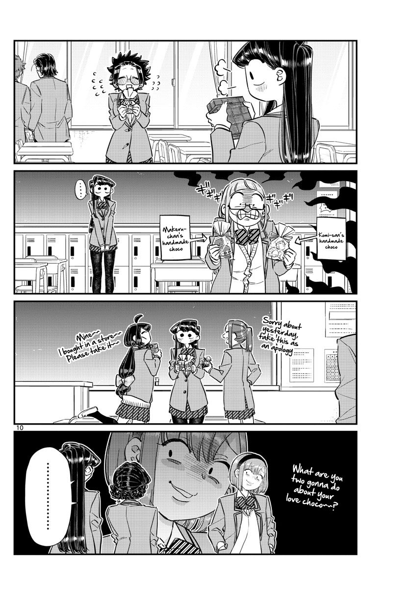 Komi-san wa Komyushou Desu Chapter 117 page 10 - Chapter 117 : Valentine's day