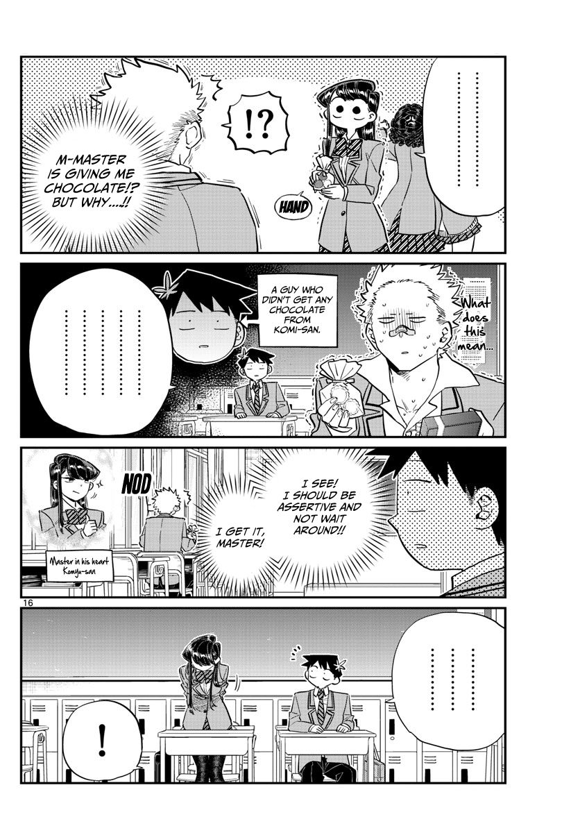 Komi-san wa Komyushou Desu Chapter 117 page 16 - Chapter 117 : Valentine's day