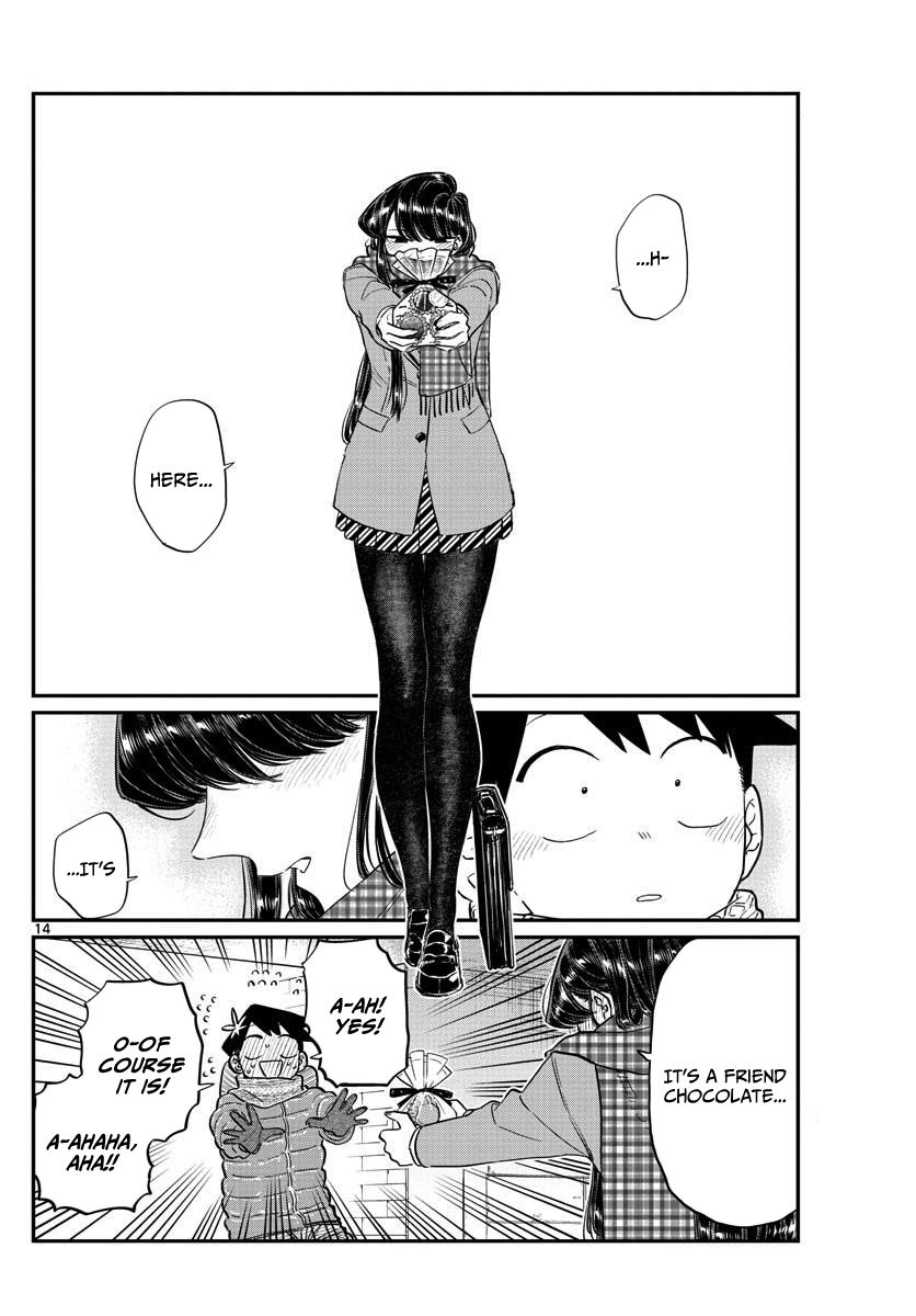 Komi-san wa Komyushou Desu Chapter 118 page 14 - Chapter 118 : Valentine's day 2