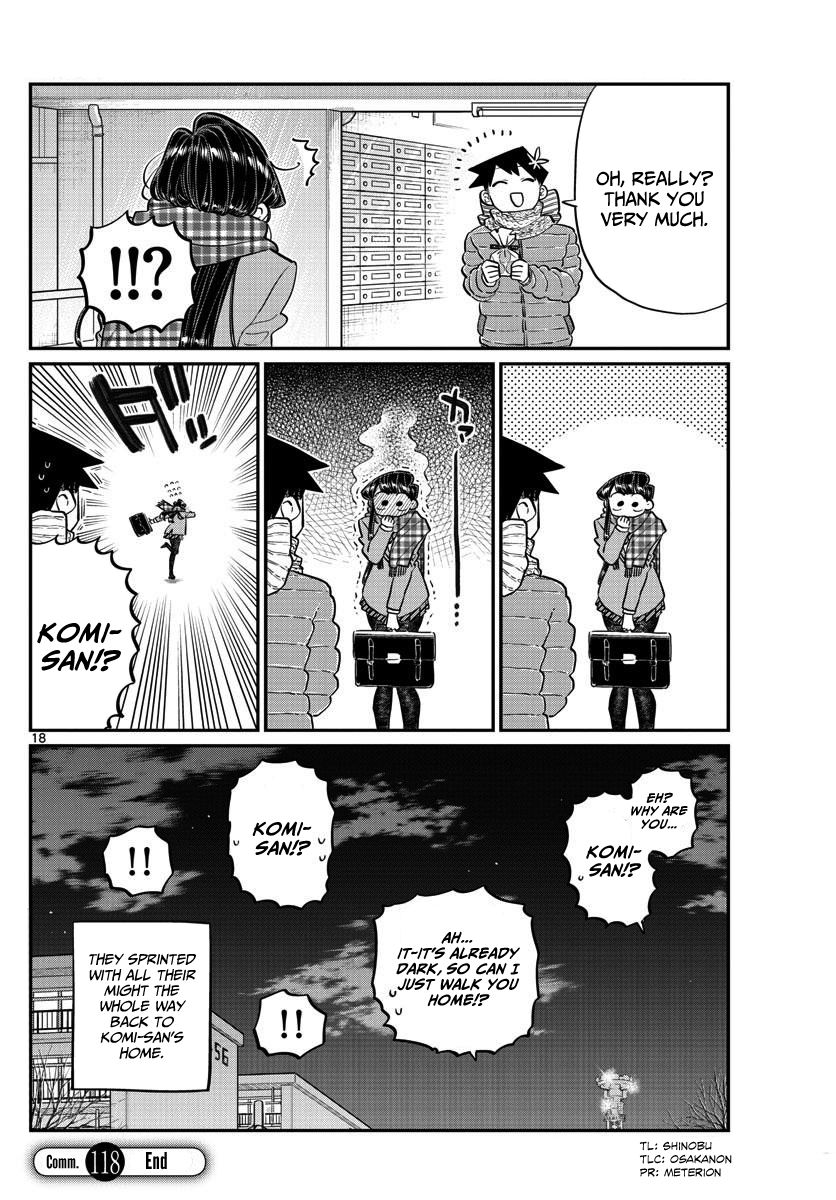 Komi-san wa Komyushou Desu Chapter 118 page 18 - Chapter 118 : Valentine's day 2