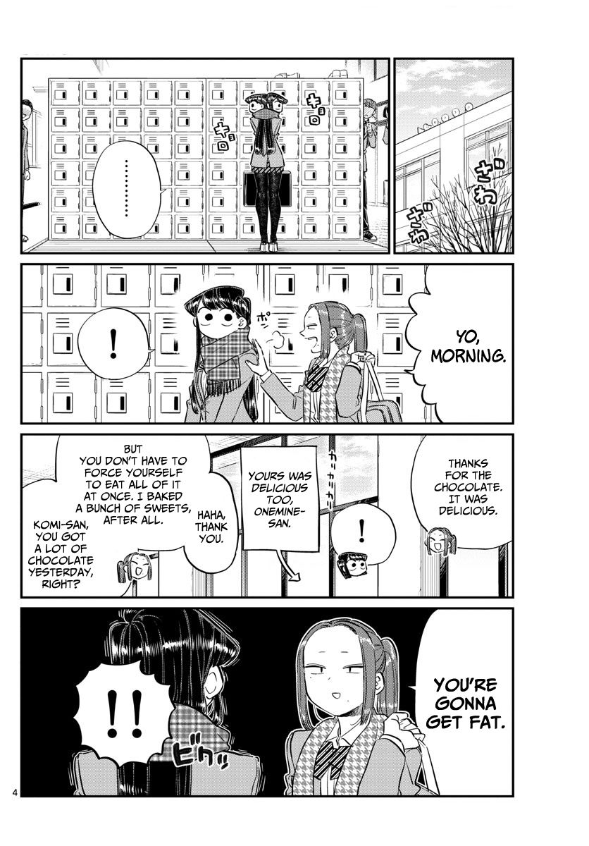 Komi-san wa Komyushou Desu Chapter 119 page 4 - Chapter 119 : After Valentines