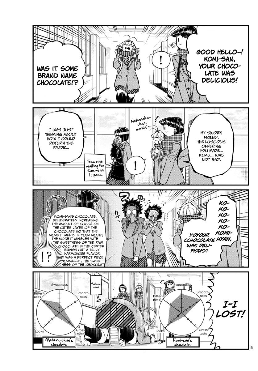 Komi-san wa Komyushou Desu Chapter 119 page 5 - Chapter 119 : After Valentines