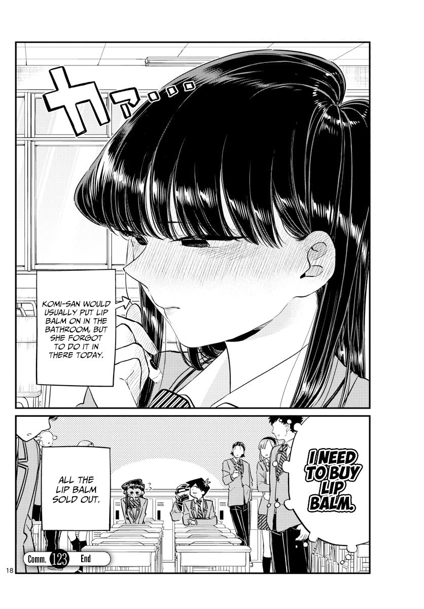 Komi-san wa Komyushou Desu Chapter 123 page 4 - Chapter 123 : Lip balm
