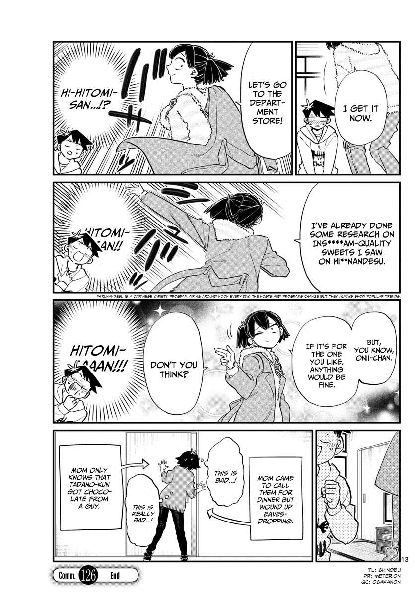 Komi-san wa Komyushou Desu Chapter 126 page 13 - Chapter 126