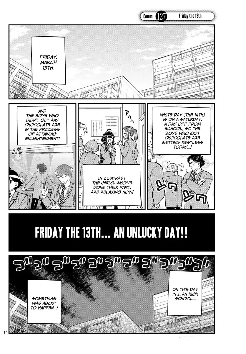 Komi-san wa Komyushou Desu Chapter 127 page 1 - Chapter 127