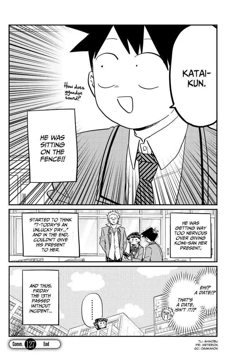 Komi-san wa Komyushou Desu Chapter 127 page 5 - Chapter 127