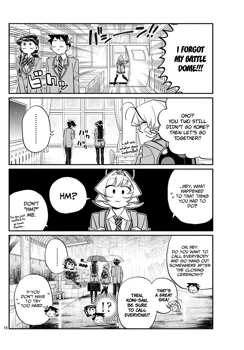 Komi-san wa Komyushou Desu Chapter 129 page 16 - Chapter 129