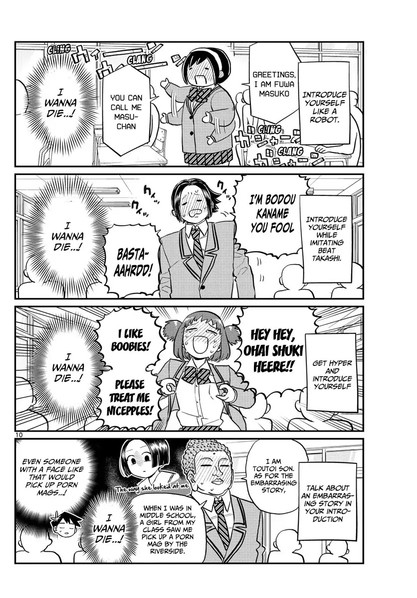 Komi-san wa Komyushou Desu Chapter 130 page 10 - Chapter 130: New Class