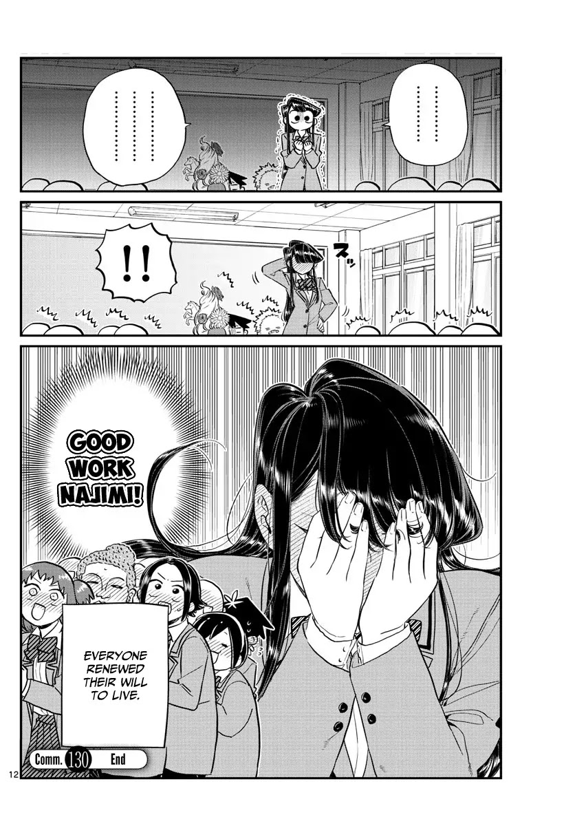 Komi-san wa Komyushou Desu Chapter 130 page 12 - Chapter 130: New Class