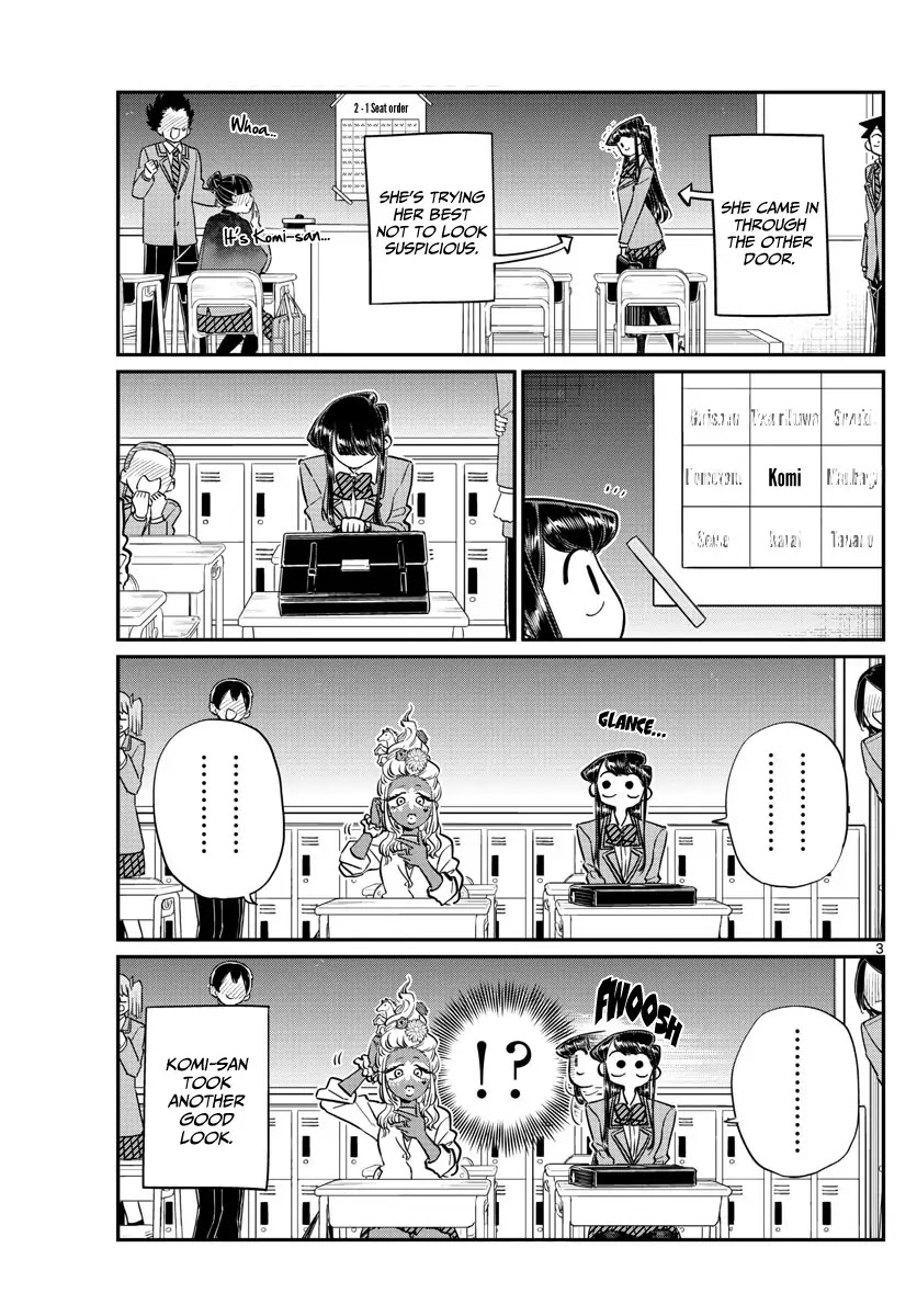 Komi-san wa Komyushou Desu Chapter 130 page 3 - Chapter 130: New Class