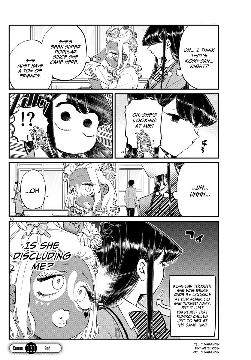 Komi-san wa Komyushou Desu Chapter 131 page 5 - Chapter 131: Gyaru