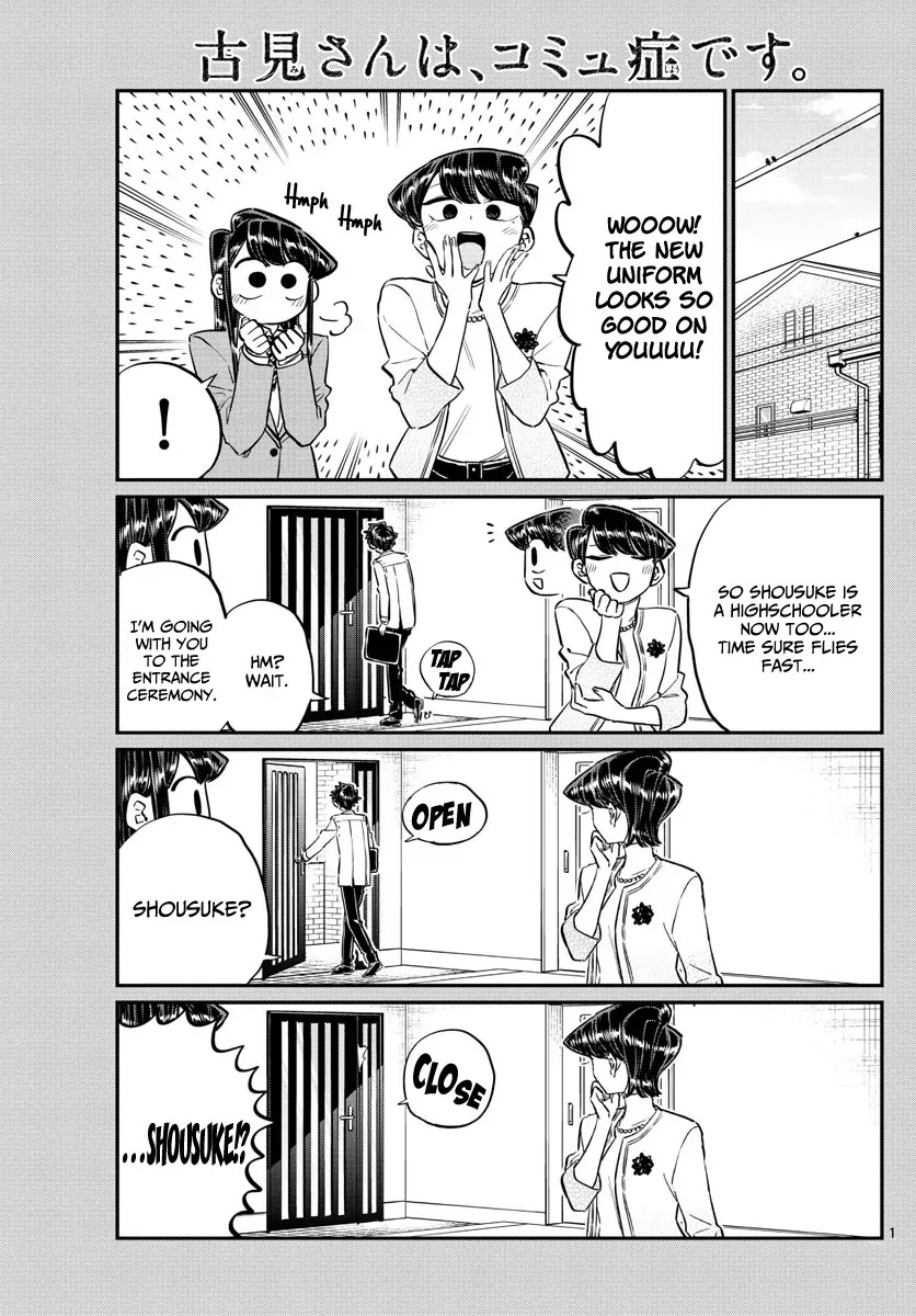 Komi-san wa Komyushou Desu Chapter 133 page 1 - Chapter 133: Komi-Kun