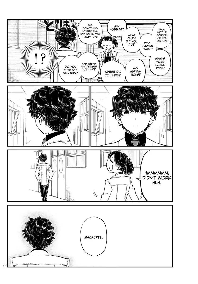 Komi-san wa Komyushou Desu Chapter 133 page 16 - Chapter 133: Komi-Kun