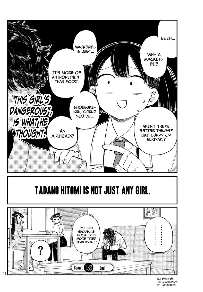 Komi-san wa Komyushou Desu Chapter 133 page 18 - Chapter 133: Komi-Kun