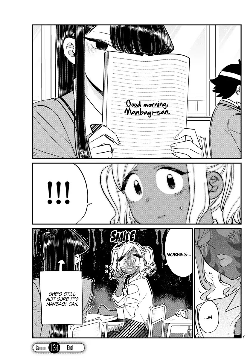 Komi-san wa Komyushou Desu Chapter 134 page 7 - Chapter 134: Manba Again