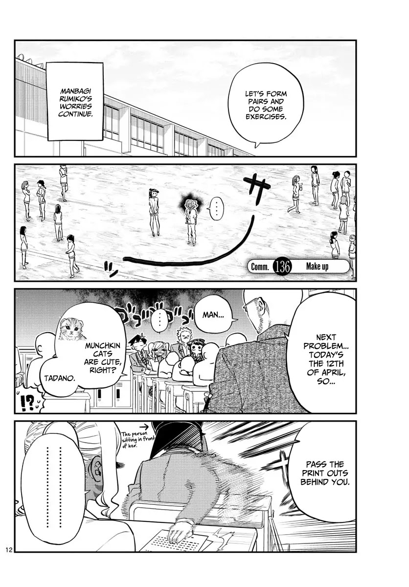 Komi-san wa Komyushou Desu Chapter 136 page 1 - Chapter 136: Communication 136