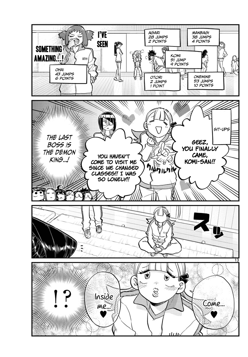 Komi-san wa Komyushou Desu Chapter 137 page 13 - Chapter 137: Communication 137