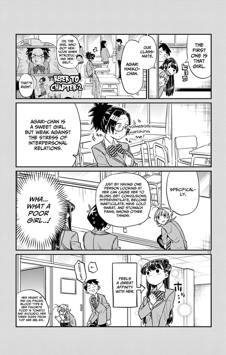 Komi-san wa Komyushou Desu Chapter 14 page 13 - Chapter 14 : Stage Fright