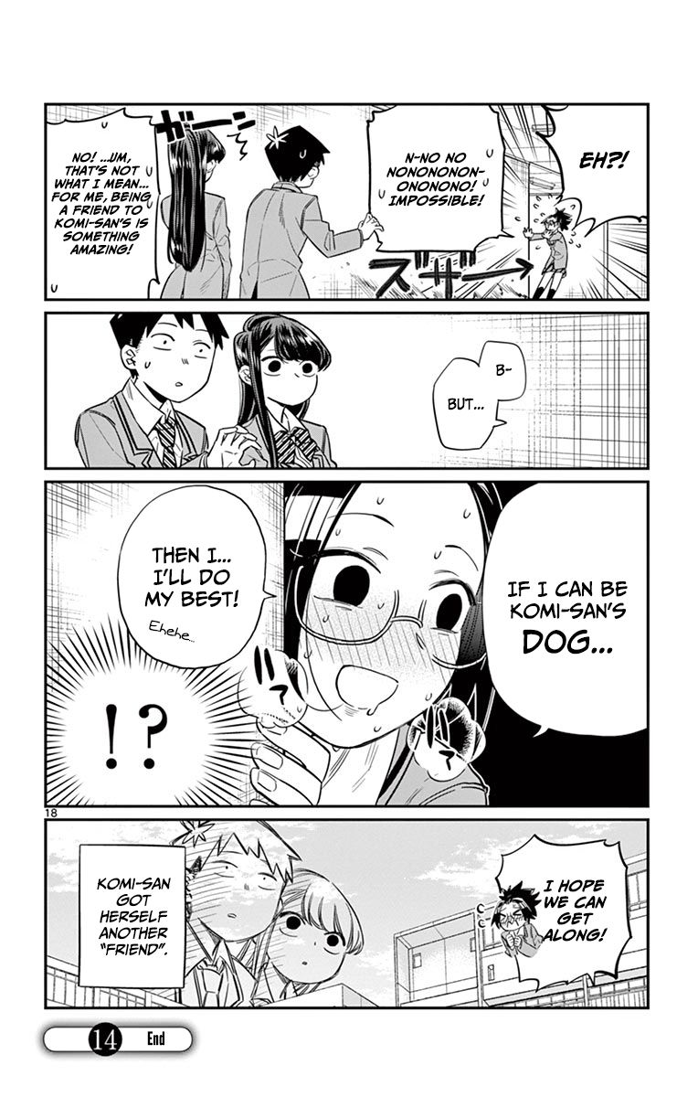 Komi-san wa Komyushou Desu Chapter 14 page 18 - Chapter 14 : Stage Fright