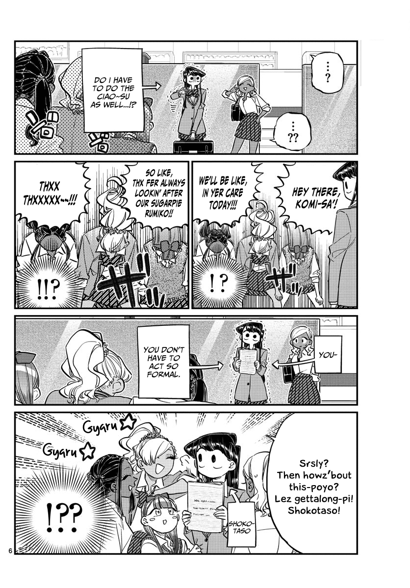 Komi-san wa Komyushou Desu Chapter 140 page 6 - Chapter 140: Communication 140