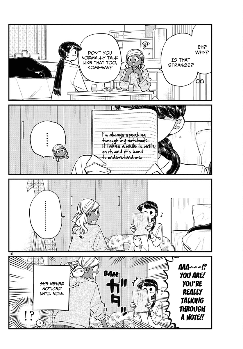 Komi-san wa Komyushou Desu Chapter 142 page 10 - Chapter 142: A Sleep over