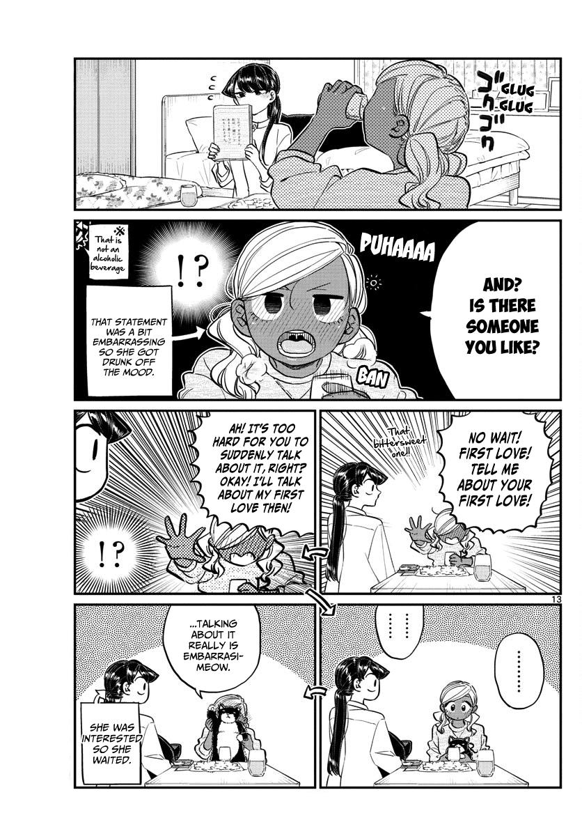 Komi-san wa Komyushou Desu Chapter 142 page 13 - Chapter 142: A Sleep over