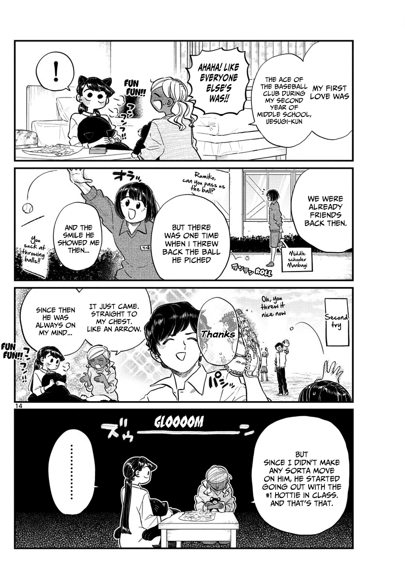 Komi-san wa Komyushou Desu Chapter 142 page 14 - Chapter 142: A Sleep over
