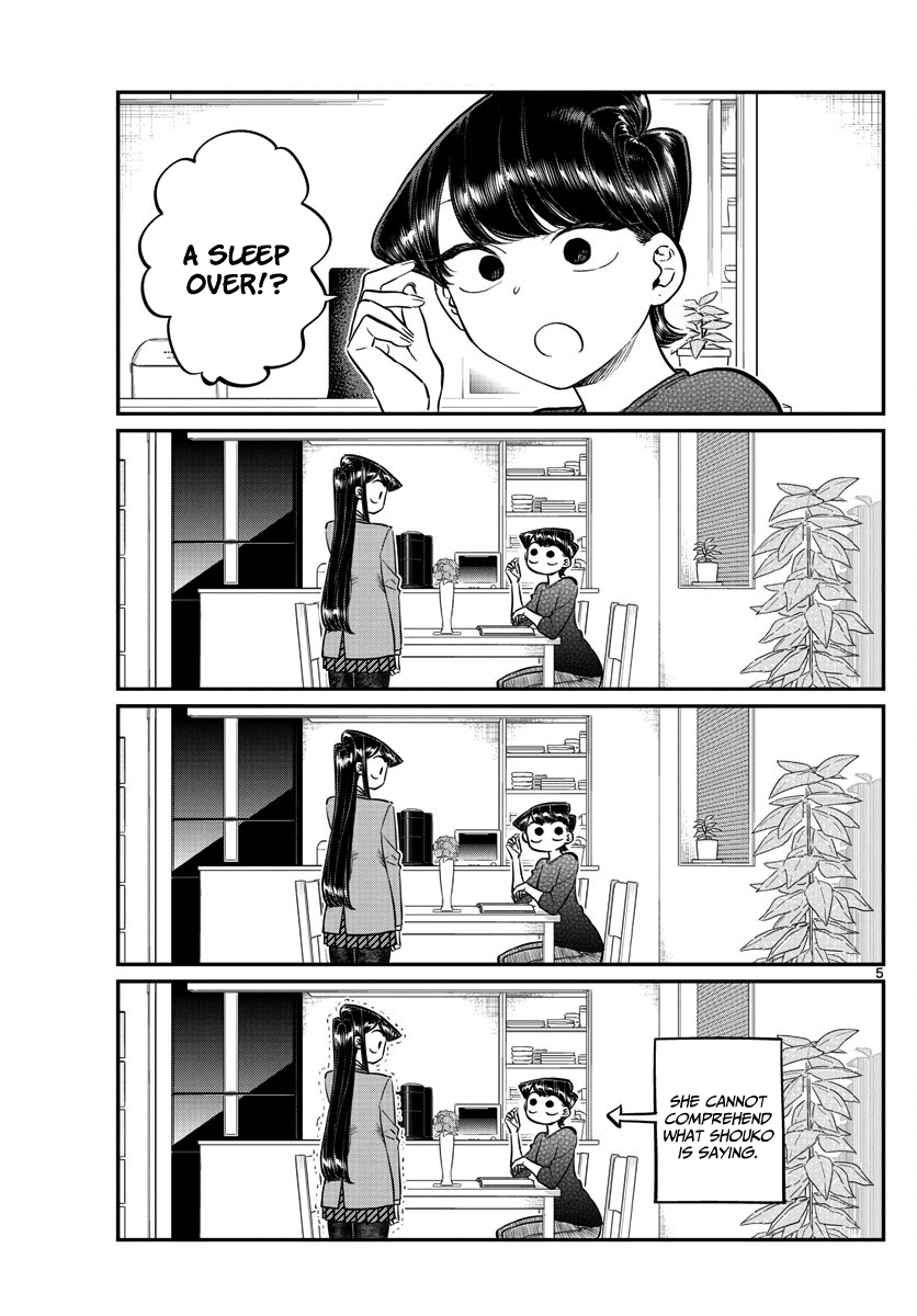 Komi-san wa Komyushou Desu Chapter 142 page 5 - Chapter 142: A Sleep over