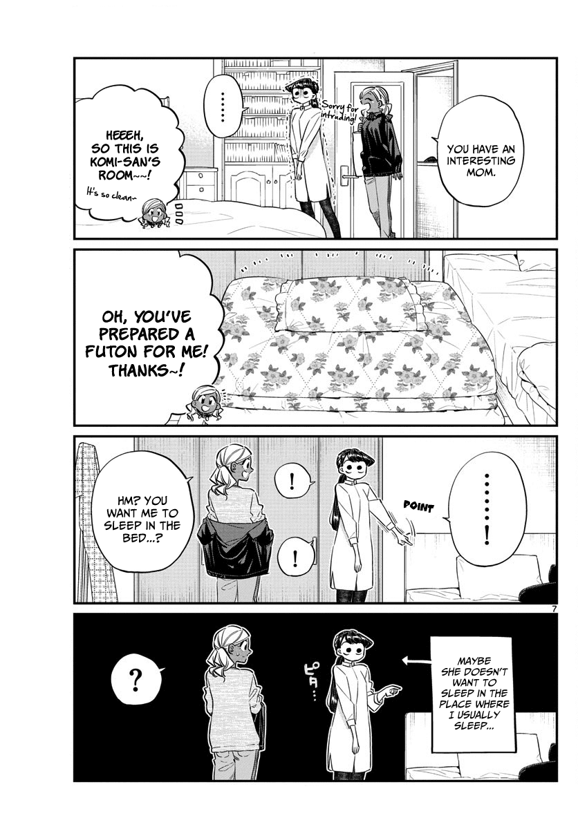 Komi-san wa Komyushou Desu Chapter 142 page 7 - Chapter 142: A Sleep over