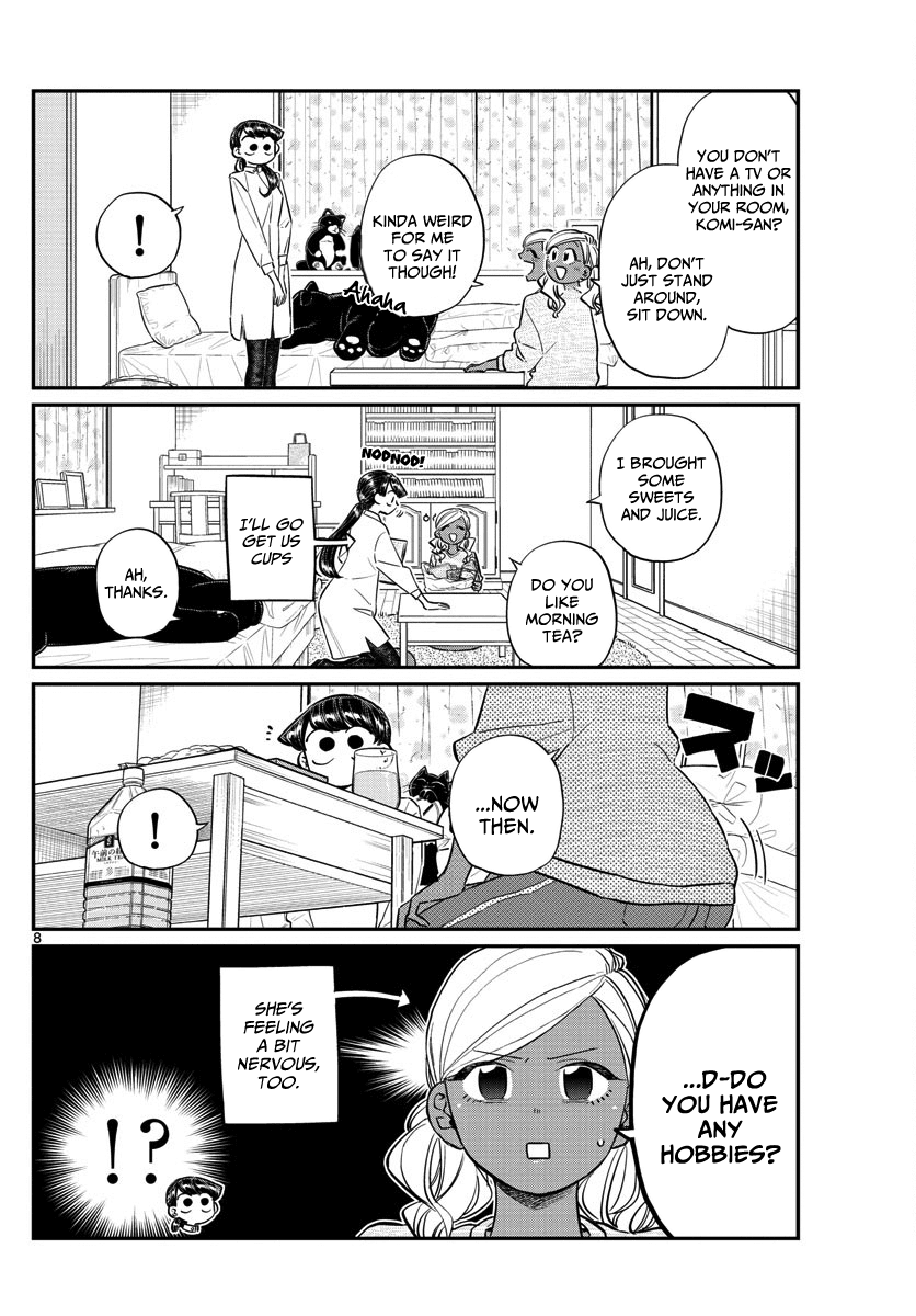 Komi-san wa Komyushou Desu Chapter 142 page 8 - Chapter 142: A Sleep over