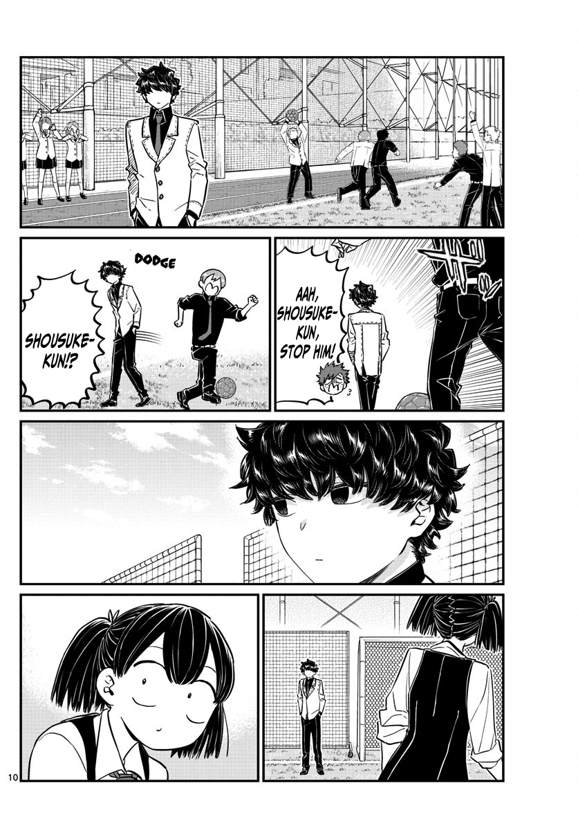 Komi-san wa Komyushou Desu Chapter 143 page 10 - Chapter 143: Soccer