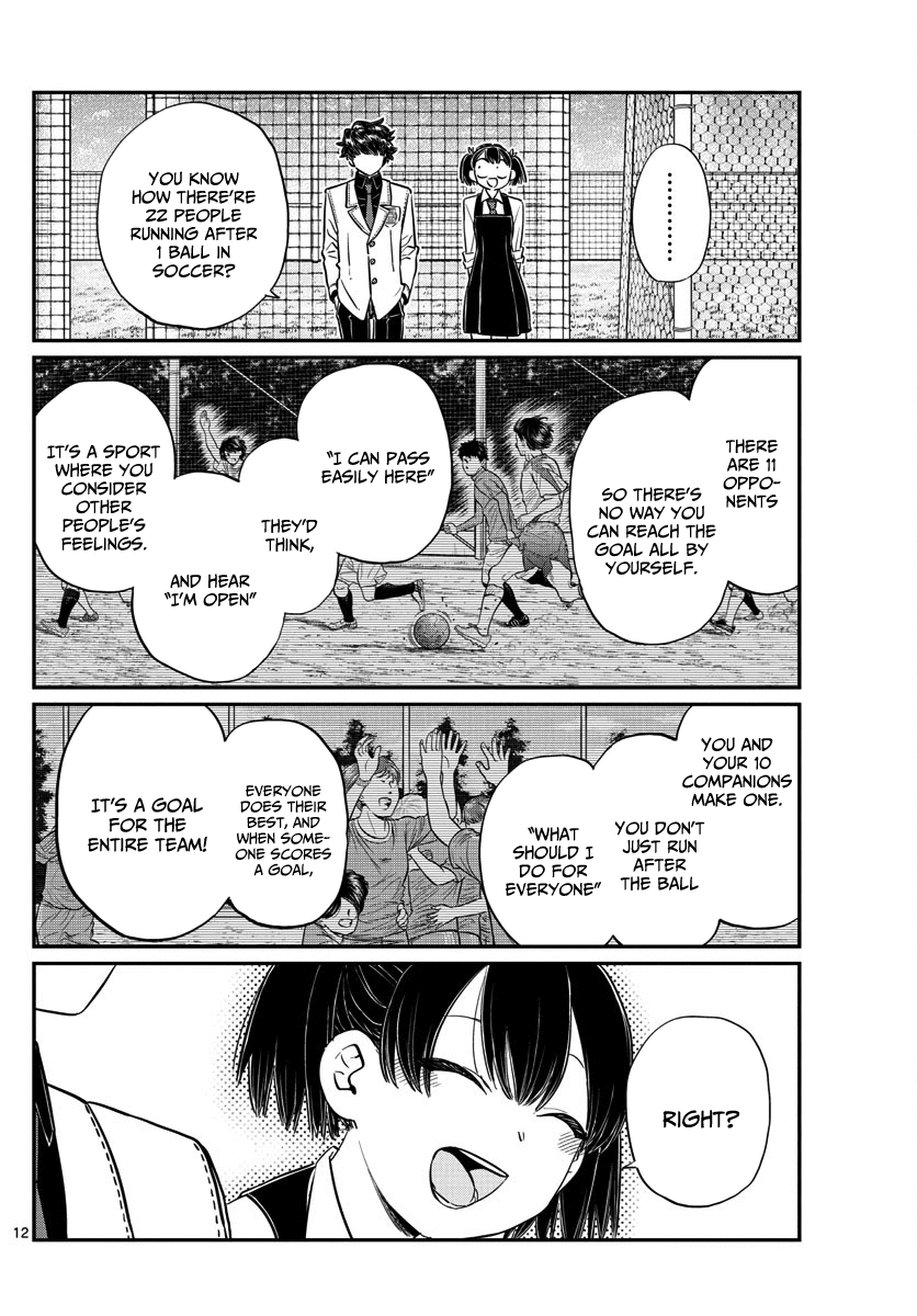 Komi-san wa Komyushou Desu Chapter 143 page 12 - Chapter 143: Soccer