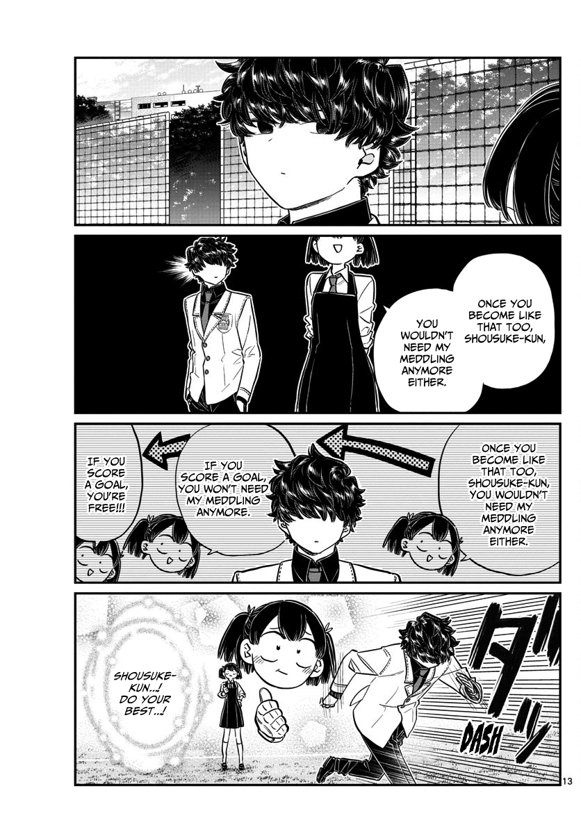 Komi-san wa Komyushou Desu Chapter 143 page 13 - Chapter 143: Soccer