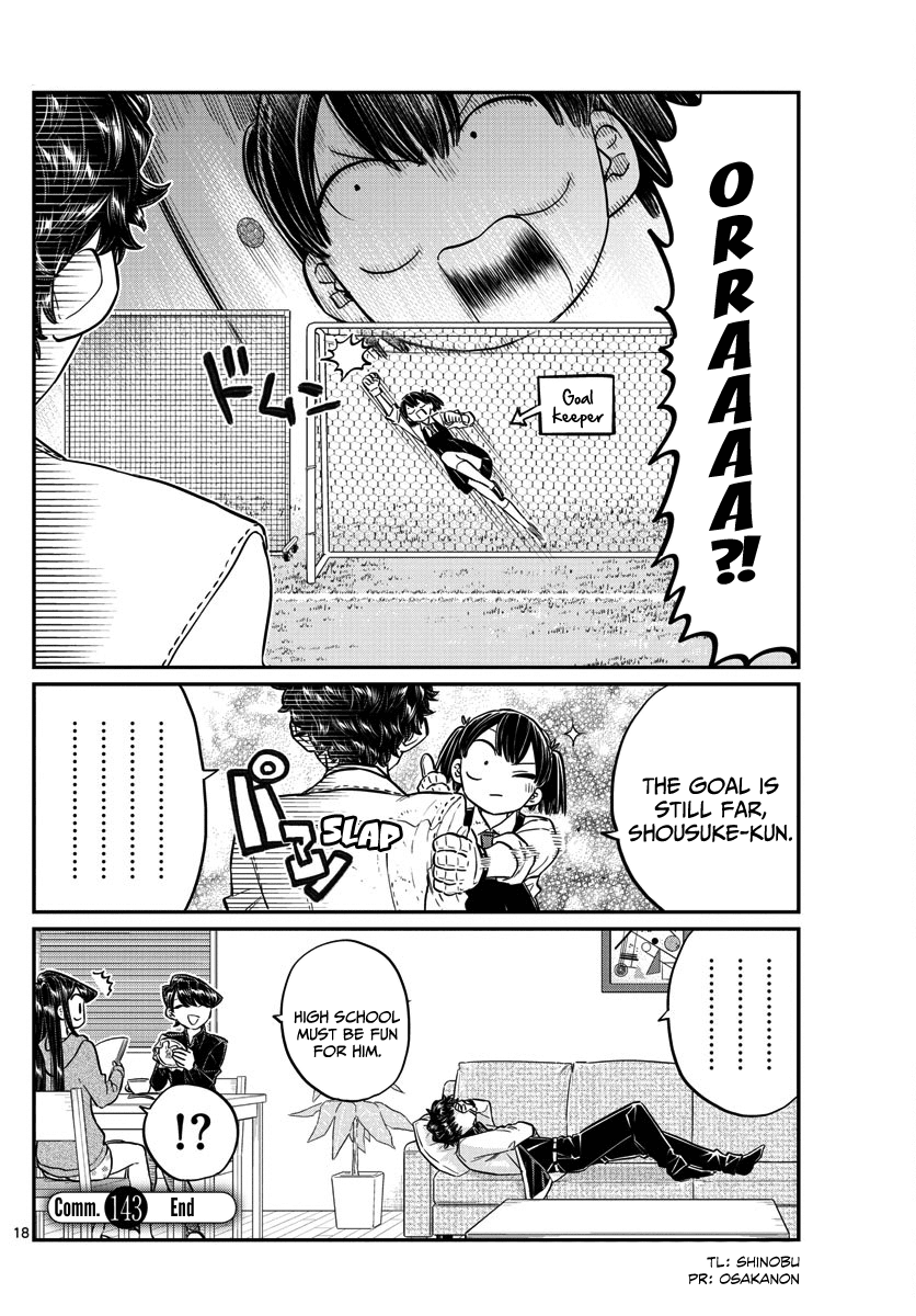 Komi-san wa Komyushou Desu Chapter 143 page 17 - Chapter 143: Soccer