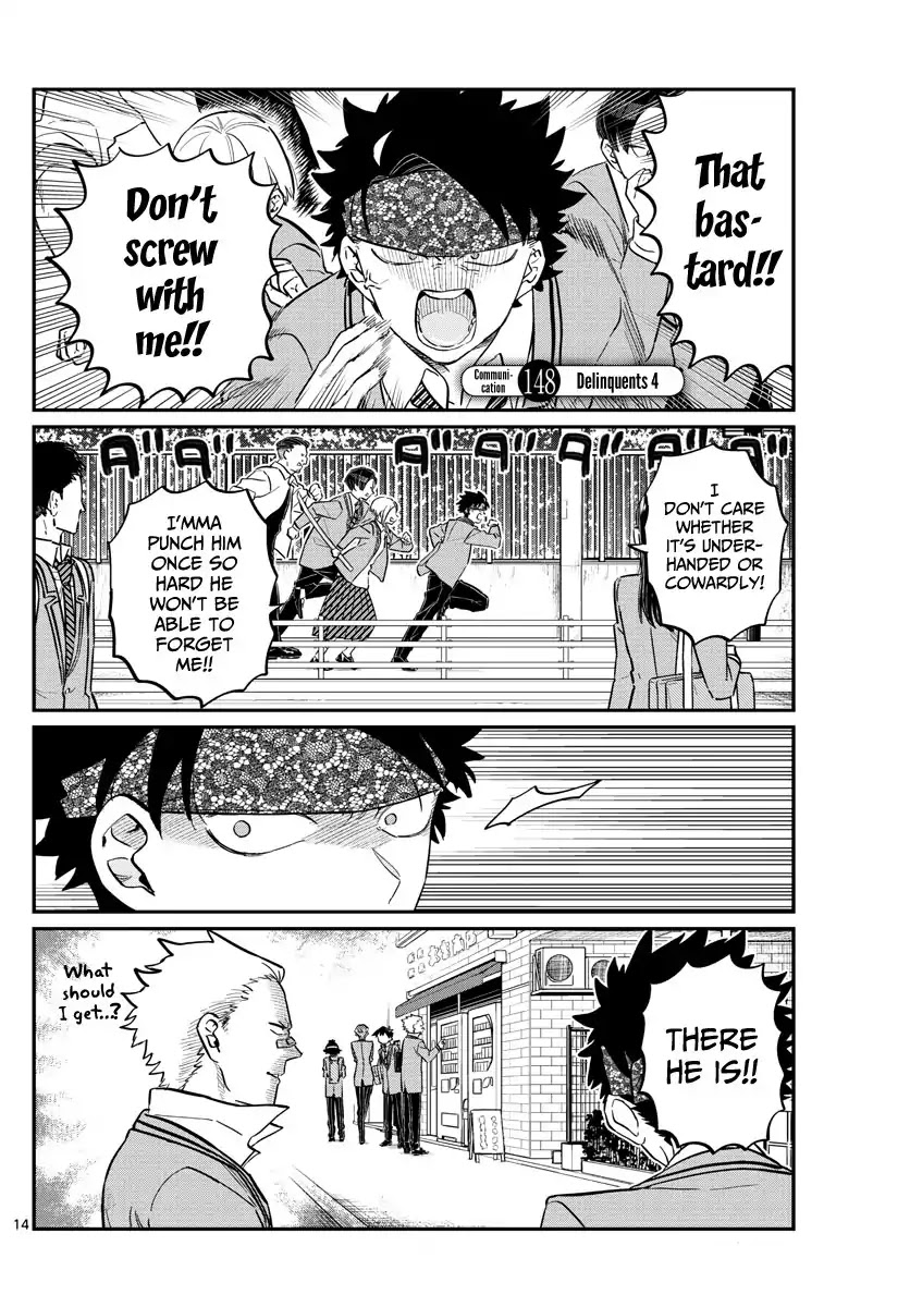 Komi-san wa Komyushou Desu Chapter 148 page 1 - Chapter 148: Delinquents 4