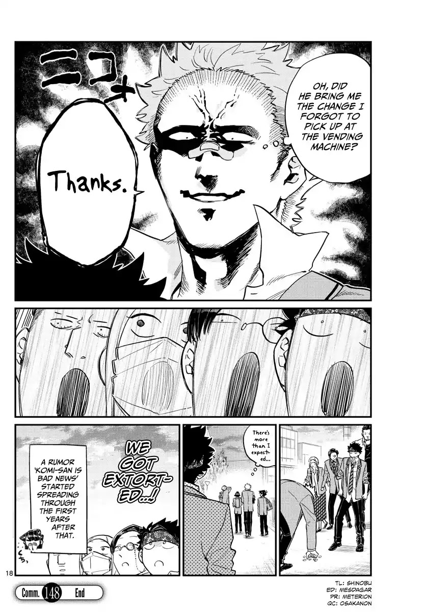 Komi-san wa Komyushou Desu Chapter 148 page 5 - Chapter 148: Delinquents 4