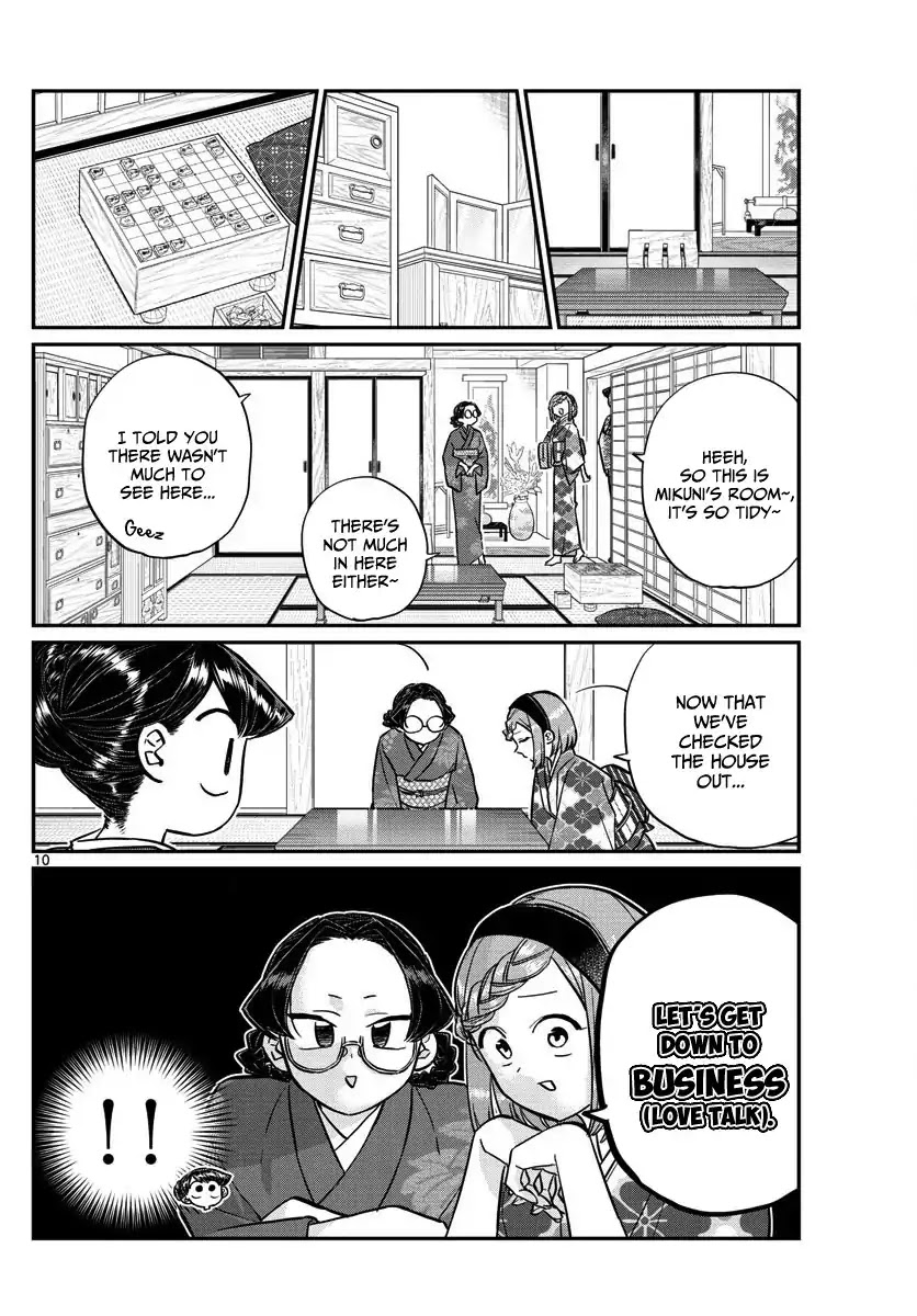Komi-san wa Komyushou Desu Chapter 149 page 10 - Chapter 149: Katou-san's home