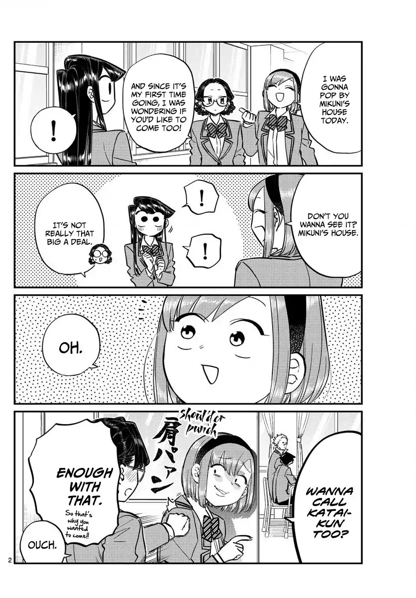 Komi-san wa Komyushou Desu Chapter 149 page 2 - Chapter 149: Katou-san's home