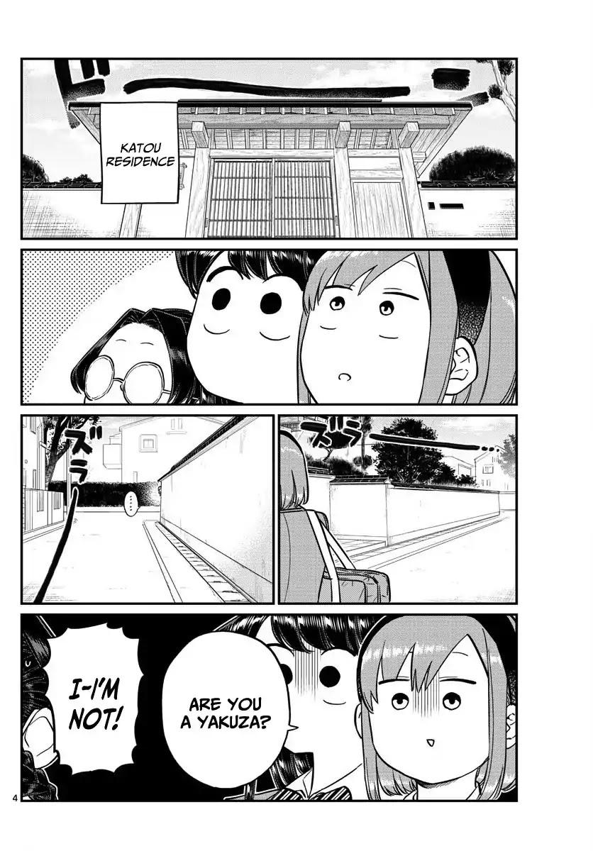 Komi-san wa Komyushou Desu Chapter 149 page 4 - Chapter 149: Katou-san's home